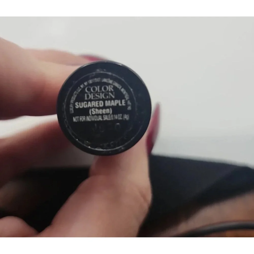 NEW Lancome Color Design Lipstick 256 Sugared Maple Discontinued Shade.